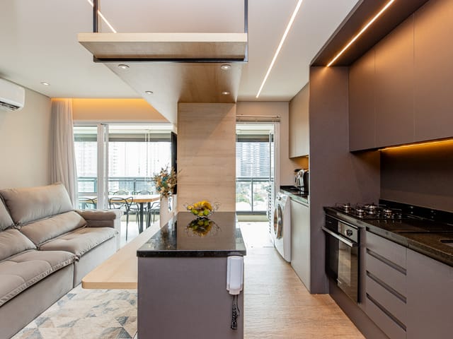 Foto do Apartamento - Apartamento para venda em Chácara Santo Antônio (Zona Sul) com 2 quartos, sendo 1 suíte , 70m² | Lares e Andares Imóveis