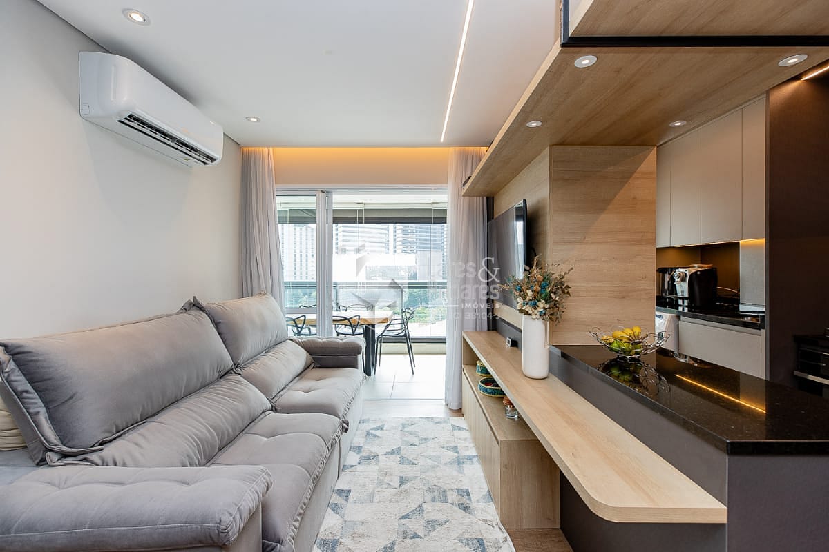 Foto do Apartamento-Apartamento tipo para venda em Chácara Santo Antônio (Zona Sul) com 2 quartos, sendo 1 suíte, 70m²