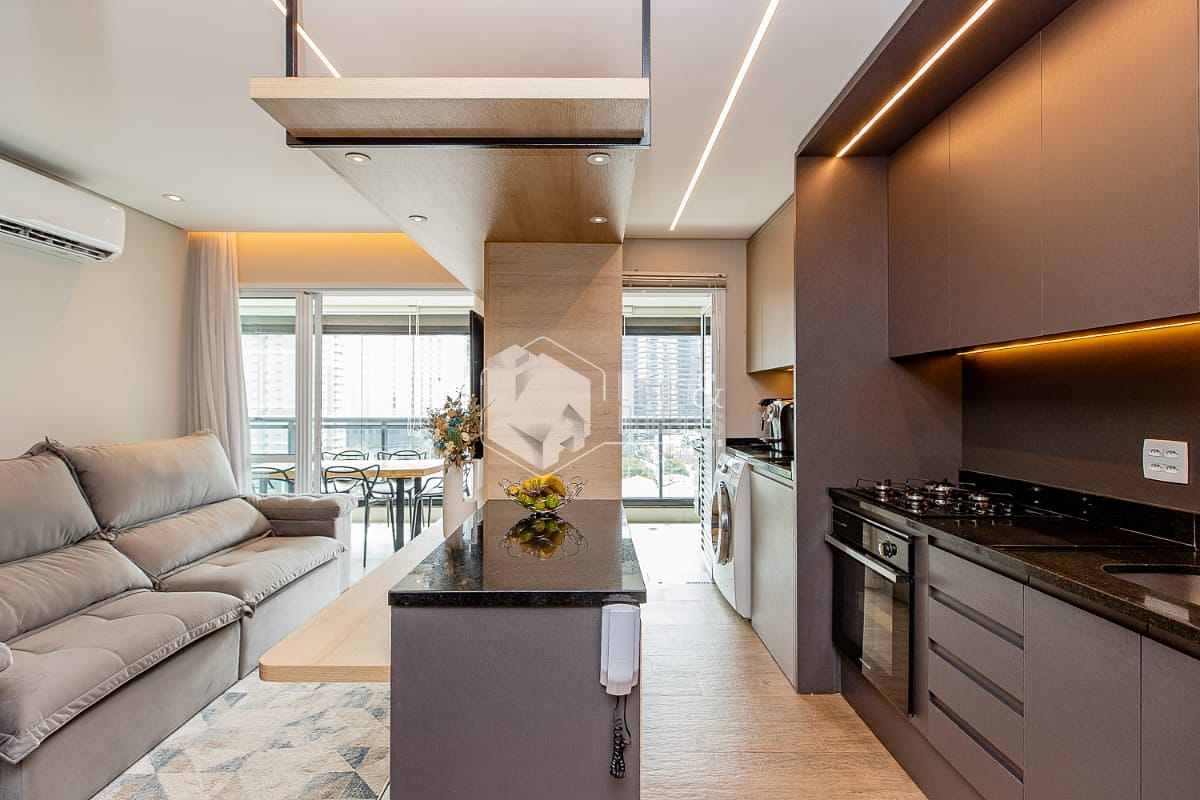 Foto do Apartamento-Apartamento tipo para venda em Chácara Santo Antônio (Zona Sul) com 2 quartos, sendo 1 suíte, 70m²