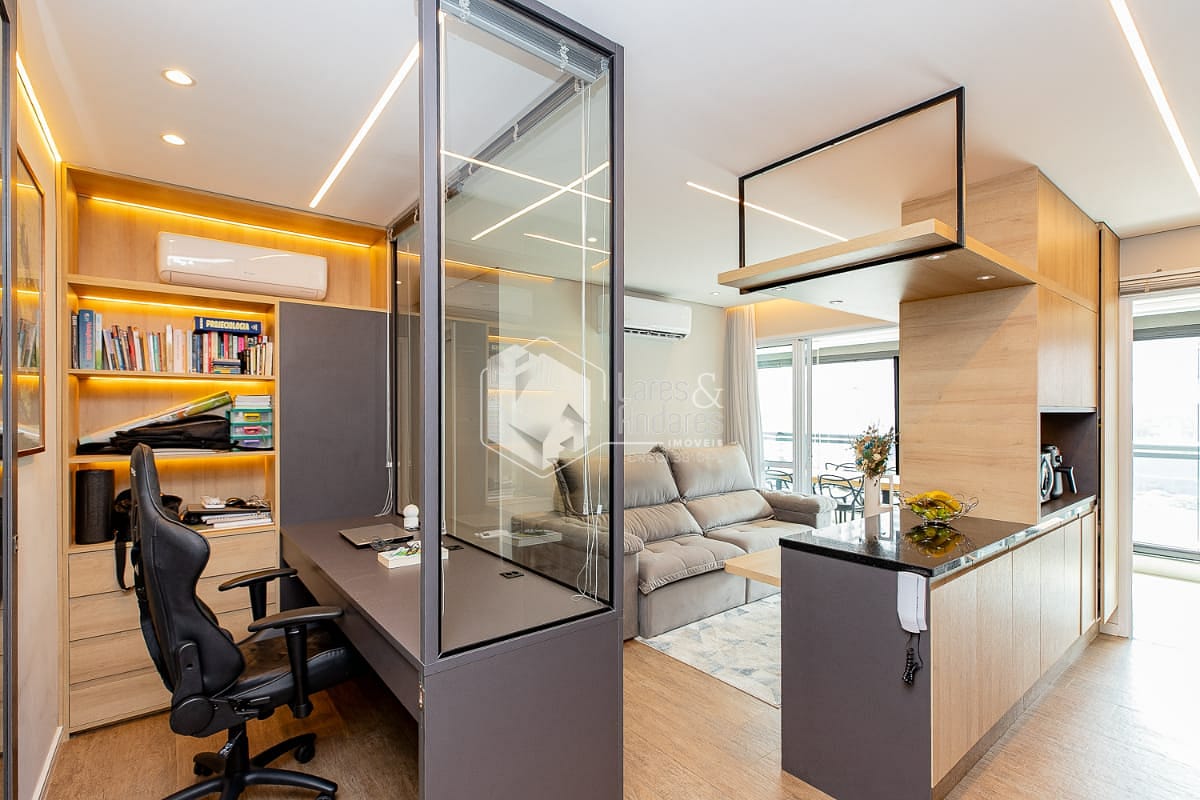 Foto do Apartamento-Apartamento tipo para venda em Chácara Santo Antônio (Zona Sul) com 2 quartos, sendo 1 suíte, 70m²