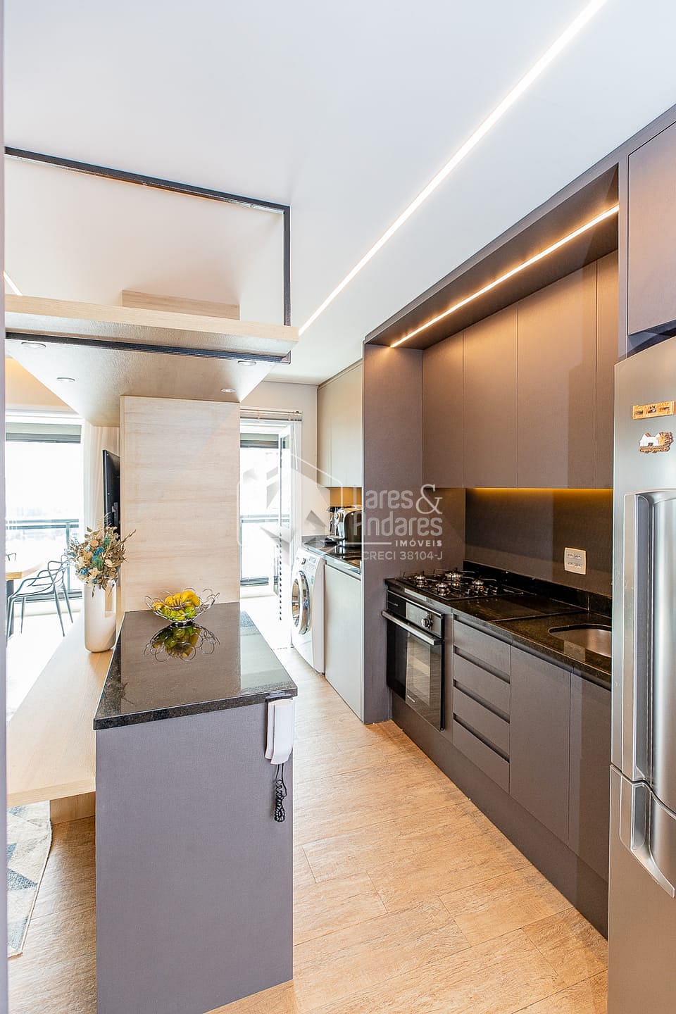 Foto do Apartamento-Apartamento tipo para venda em Chácara Santo Antônio (Zona Sul) com 2 quartos, sendo 1 suíte, 70m²