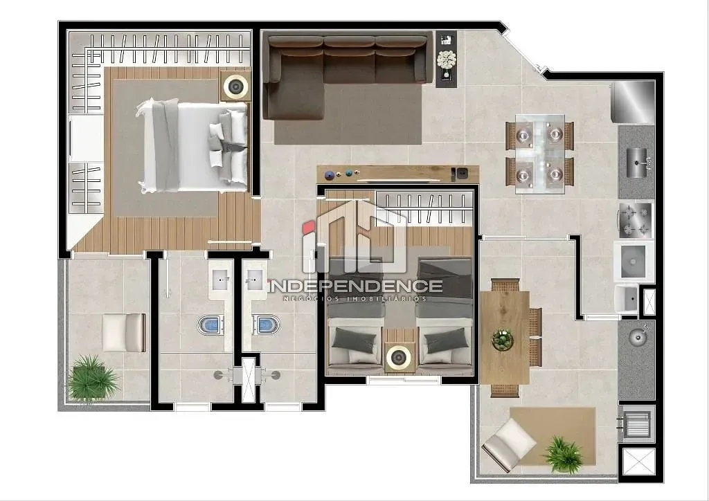 Apartamento, 2 quartos, 62 m² - Foto 69