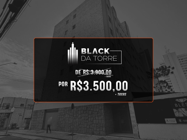 BLACK DA TORRE: De R$ 3.900,00 por R$ 3.500,00! Locação - Apartamento Mobiliado, 4 quartos sendo 1 suíte, 2 vagas, 215 m², Edifício Imperador, Centro.
