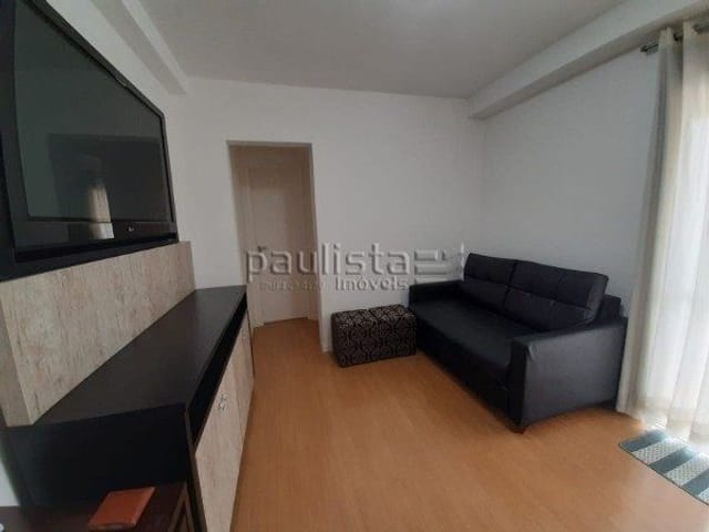 Foto do Apartamento - Apartamento com 1 dormitório para alugar, 35 m² totalmente mobiliado- Mirandópolis - São Paulo/SP | Paulista Imóveis.