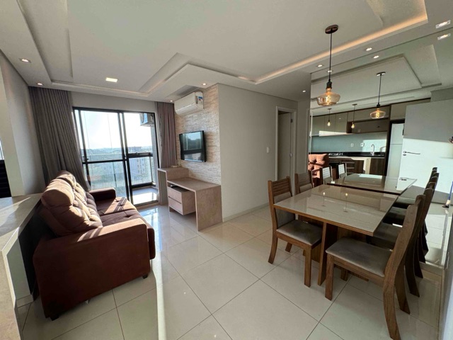 Locação - Apartamento Mobiliado, 2 quartos, Próximo ao Tozetto Oficinas, Vista Oficinas, Colônia Dona Luíza.