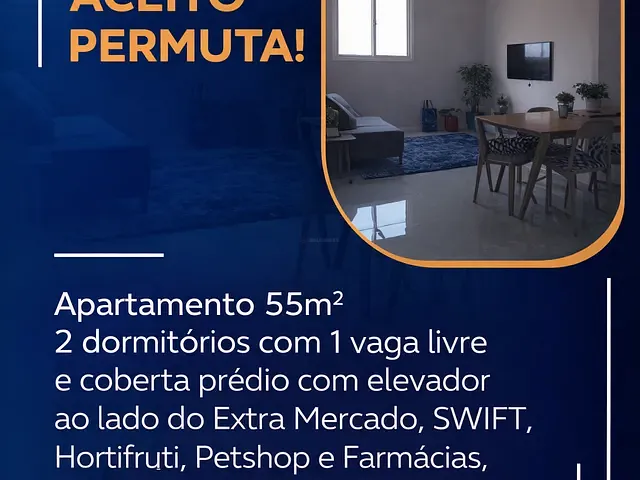Apartamento com 55m² 2 quartos e 1 banheiro, à venda, no bairro Nova Gerty em São Caetano do Sul