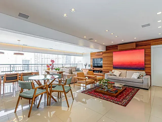 Apartamento 4 quartos e 5 banheiros, à venda, no bairro Santo Amaro em São Paulo