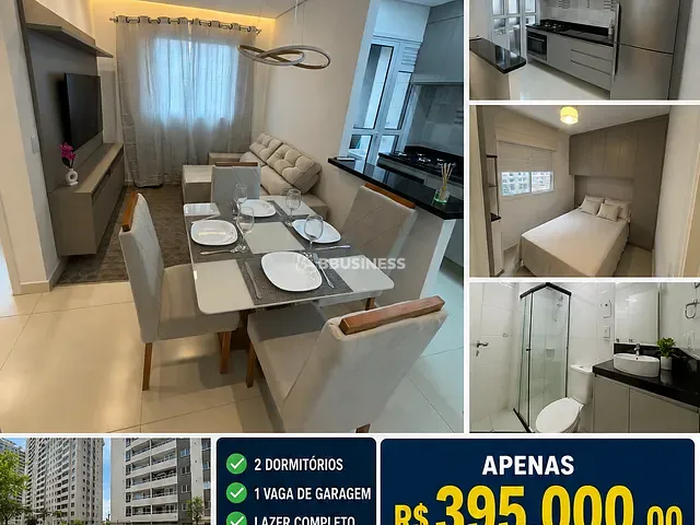 Apartamento com 40m² 2 quartos e 1 banheiro, à venda, no bairro Vila Vermelha em São Paulo