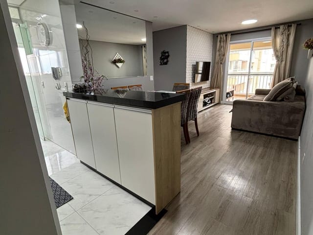 Apartamento 3 quartos e 2 banheiros, à venda, no bairro Campestre em Santo André