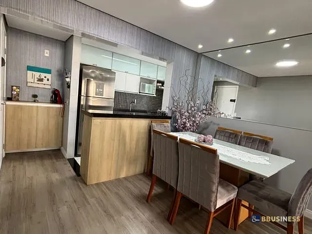 Apartamento 3 quartos e 2 banheiros, à venda, no bairro Campestre em Santo André
