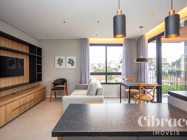 Apartamento 1 quarto e 1 banheiro, para alugar, no bairro Bigorrilho em Curitiba