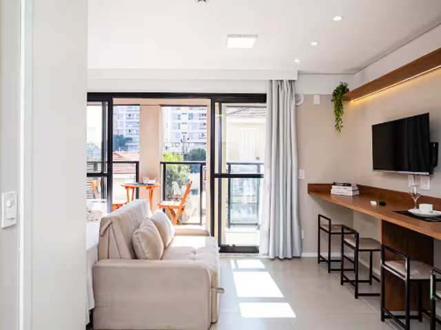 Apartamento 1 quarto e 1 banheiro, à venda, no bairro Pinheiros em São Paulo