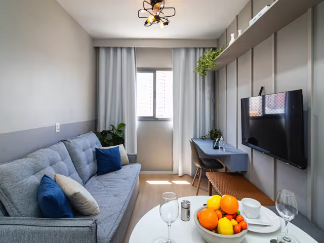 Apartamento 1 quarto e 1 banheiro, à venda, no bairro Bela Vista em São Paulo