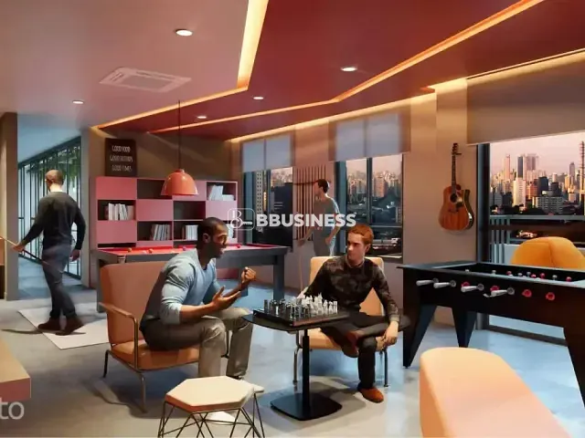 Apartamento com 25m² 1 quarto e 1 banheiro, à venda, no bairro Brooklin Paulista em São Paulo