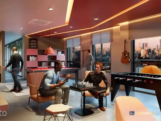 Apartamento com 25m² 1 quarto e 1 banheiro, à venda, no bairro Brooklin Paulista em São Paulo