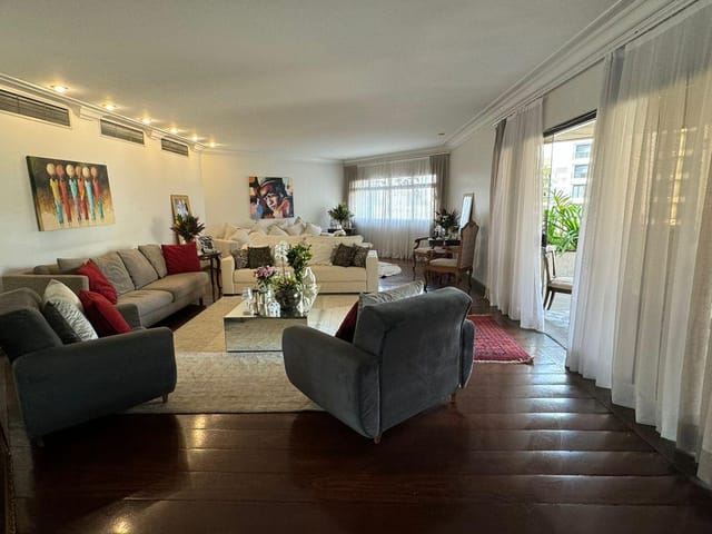 Foto do Apartamento - Apartamento Alto padrão em Moema: 5 quartos, terraço e piscina, próximo ao Shop. Ibirapuera, lazer - São Paulo, SP | Paulista Imóveis