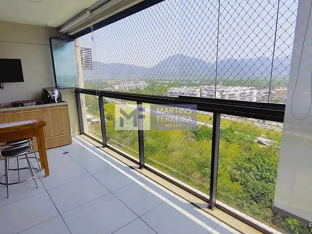 Apartamento com 82m² 3 quartos e 2 banheiros, para alugar, no bairro Recreio dos Bandeirantes em Rio de Janeiro