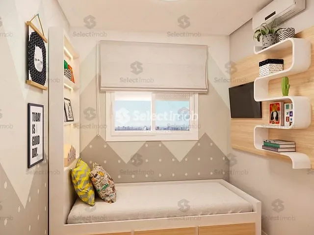 Apartamento com 58m² 2 quartos e 2 banheiros, à venda, no bairro Centro Alto em Ribeirão Pires