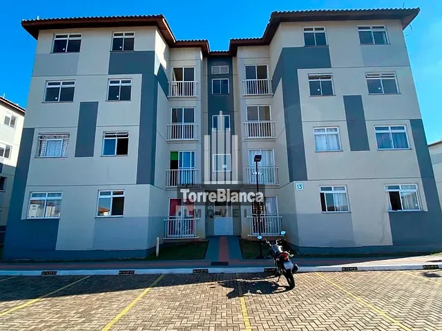 Apartamento com 60m² 2 quartos e 1 banheiro, para alugar, no bairro Uvaranas em Ponta Grossa