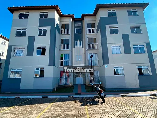 Apartamento com 60m² 2 quartos e 1 banheiro, para alugar, no bairro Uvaranas em Ponta Grossa
