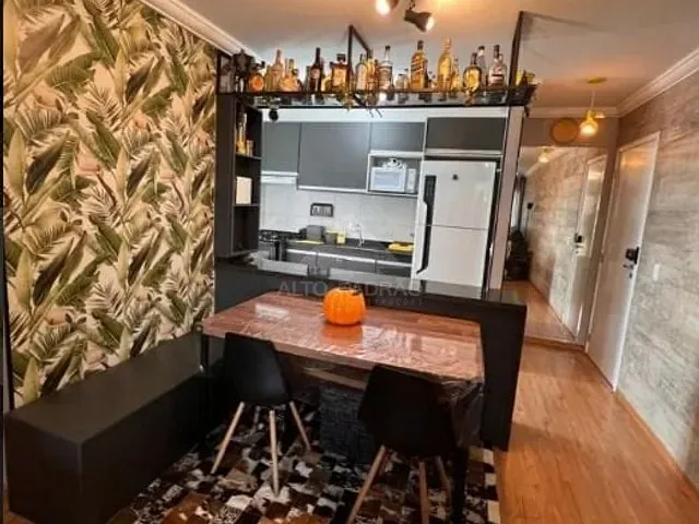 Apartamento com 58m² 2 quartos e 1 banheiro, à venda, no bairro Vila Bocaina em Mauá