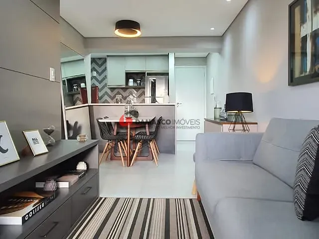 Apartamento 2 quartos e 1 banheiro, à venda, no bairro Vila Tibiriçá em Santo André