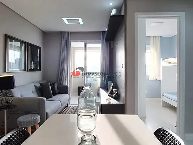 Apartamento 2 quartos e 1 banheiro, à venda, no bairro Vila Tibiriçá em Santo André