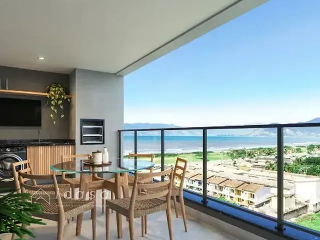 Apartamento 2 quartos e 2 banheiros, à venda, no bairro Parque Balneário Poiares em Caraguatatuba