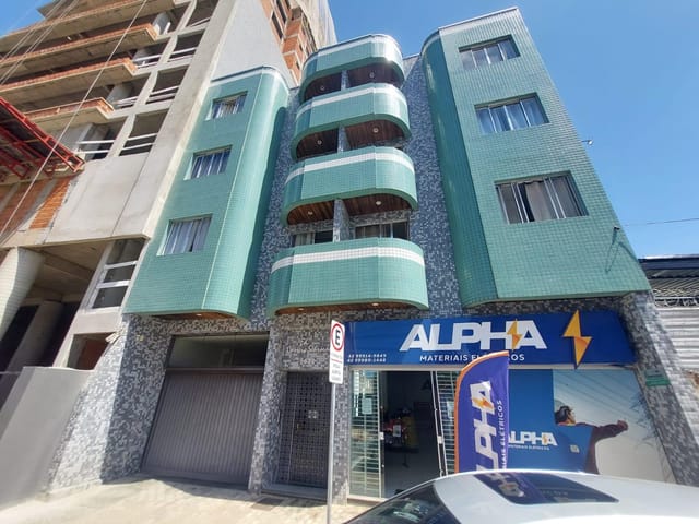 Locação - Apartamento Semimobiliado, 1 quarto, 1 vaga de garagem, 35 m², Próximo à UEPG Central, Centro.