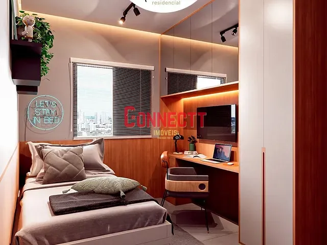 Apartamento 2 quartos e 1 banheiro, à venda, no bairro Jardim San Leandro em Ribeirão Preto