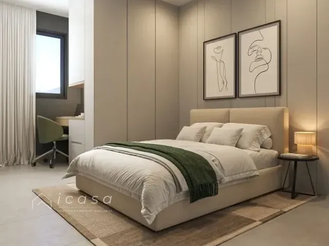 Apartamento 2 quartos e 3 banheiros, à venda, no bairro Parque Balneário Poiares em Caraguatatuba