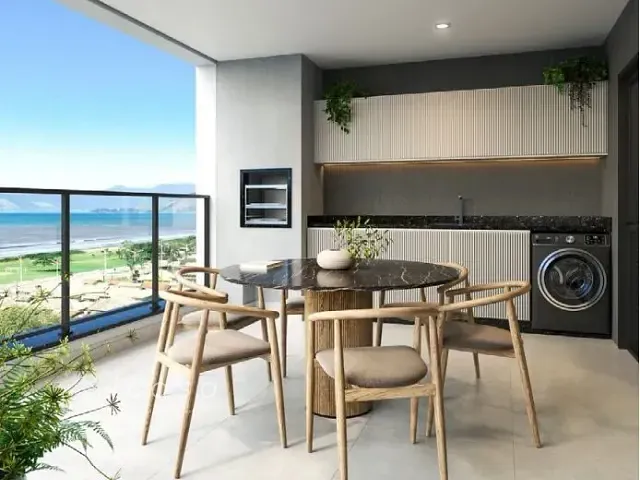 Apartamento 2 quartos e 3 banheiros, à venda, no bairro Parque Balneário Poiares em Caraguatatuba