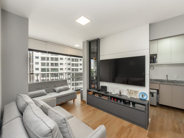 Foto do Apartamento - Apartamento para venda em Vila Anastácio com 2 quartos, sendo 1 suíte , 55m² | Lares e Andares Imóveis