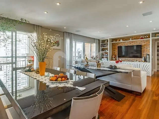Apartamento 4 quartos e 5 banheiros, à venda, no bairro Brooklin em São Paulo
