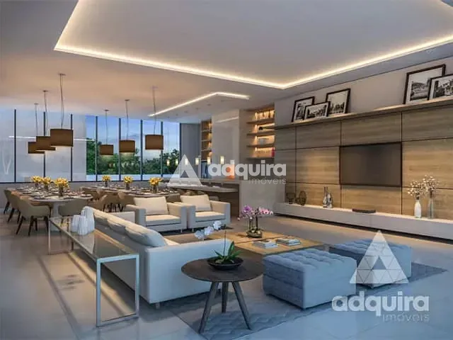 Apartamento 3 quartos e 3 banheiros, à venda, no bairro Estrela em Ponta Grossa