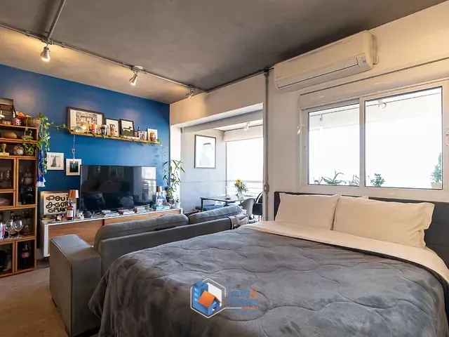Apartamento com 44m² 1 quarto e 1 banheiro, à venda, no bairro Brooklin em São Paulo