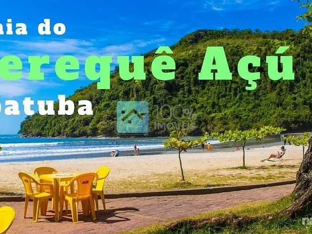 Apartamento com 64m² 1 quarto e 2 banheiros, à venda, no bairro Perequê-Acu em Ubatuba