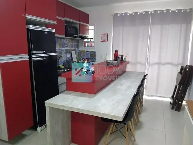 Apartamento com 64m² 1 quarto e 2 banheiros, à venda, no bairro Perequê-Acu em Ubatuba