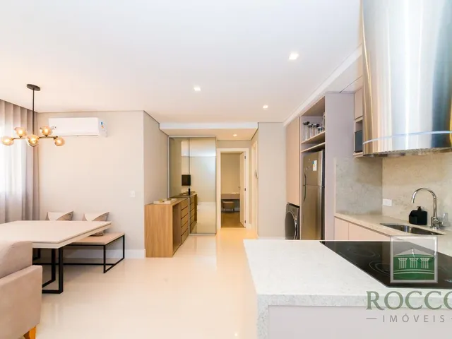 Apartamento 1 quarto e 2 banheiros, para alugar, no bairro São Francisco em Curitiba
