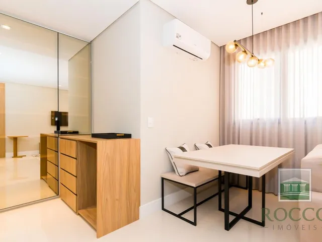 Apartamento 1 quarto e 2 banheiros, para alugar, no bairro São Francisco em Curitiba