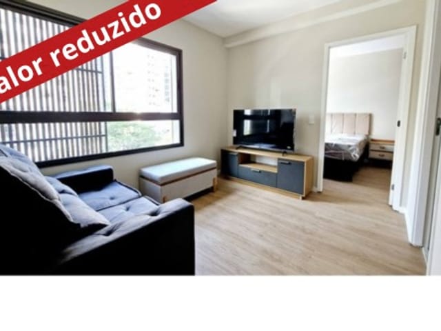 Foto do Apartamento - Apartamento tipo para venda em Brooklin com 1 quarto, 39m² | Lares e Andares Imóveis