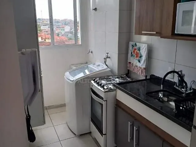 Apartamento com 42m² 2 quartos e 1 banheiro, à venda, no bairro Jardim Mauá em Mauá