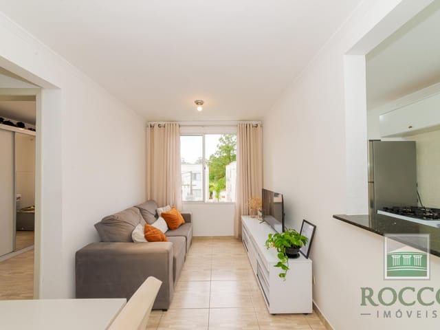 Apartamento 2 quartos e 1 banheiro, à venda, no bairro Cidade Jardim em São José Dos Pinhais