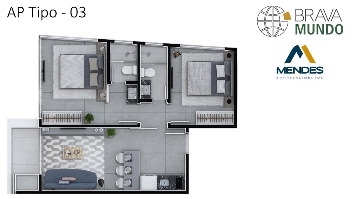 Apartamento, 1 quarto, 26 m² - Foto 62