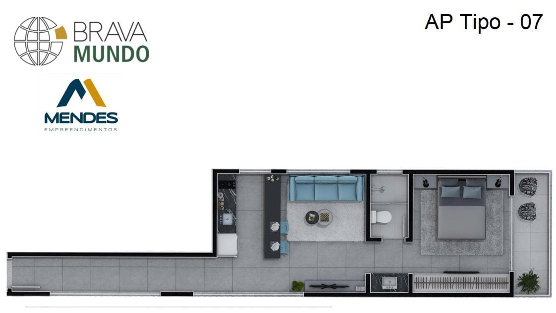 Apartamento, 1 quarto, 26 m² - Foto 66