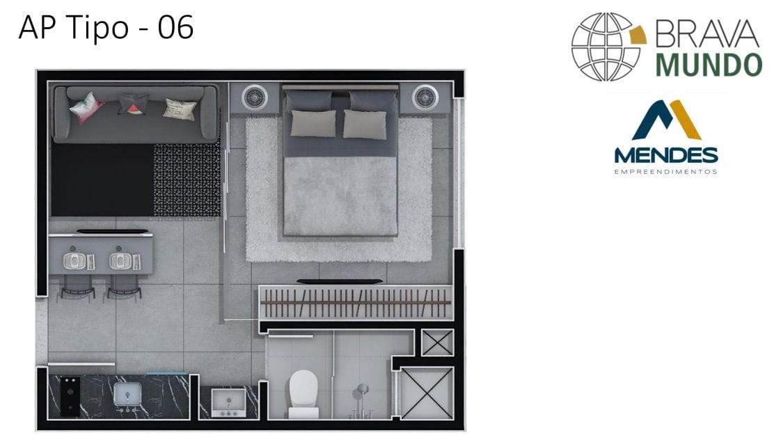 Apartamento, 1 quarto, 26 m² - Foto 65