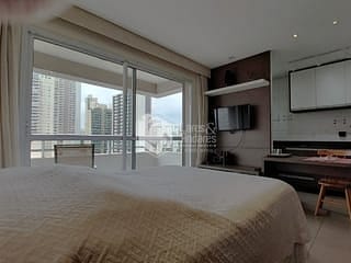 Foto do Apartamento-Apartamento tipo para venda em Brooklin com 1 quarto, sendo 1 suíte, 37m²