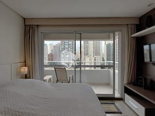 Foto do Apartamento-Apartamento tipo para venda em Brooklin com 1 quarto, sendo 1 suíte, 37m²