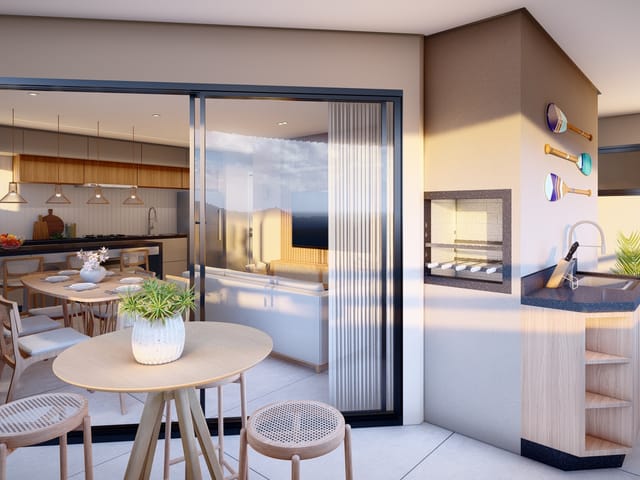 Apartamento com 69m² 2 quartos e 1 banheiro, à venda, no bairro Itaguá em Ubatuba