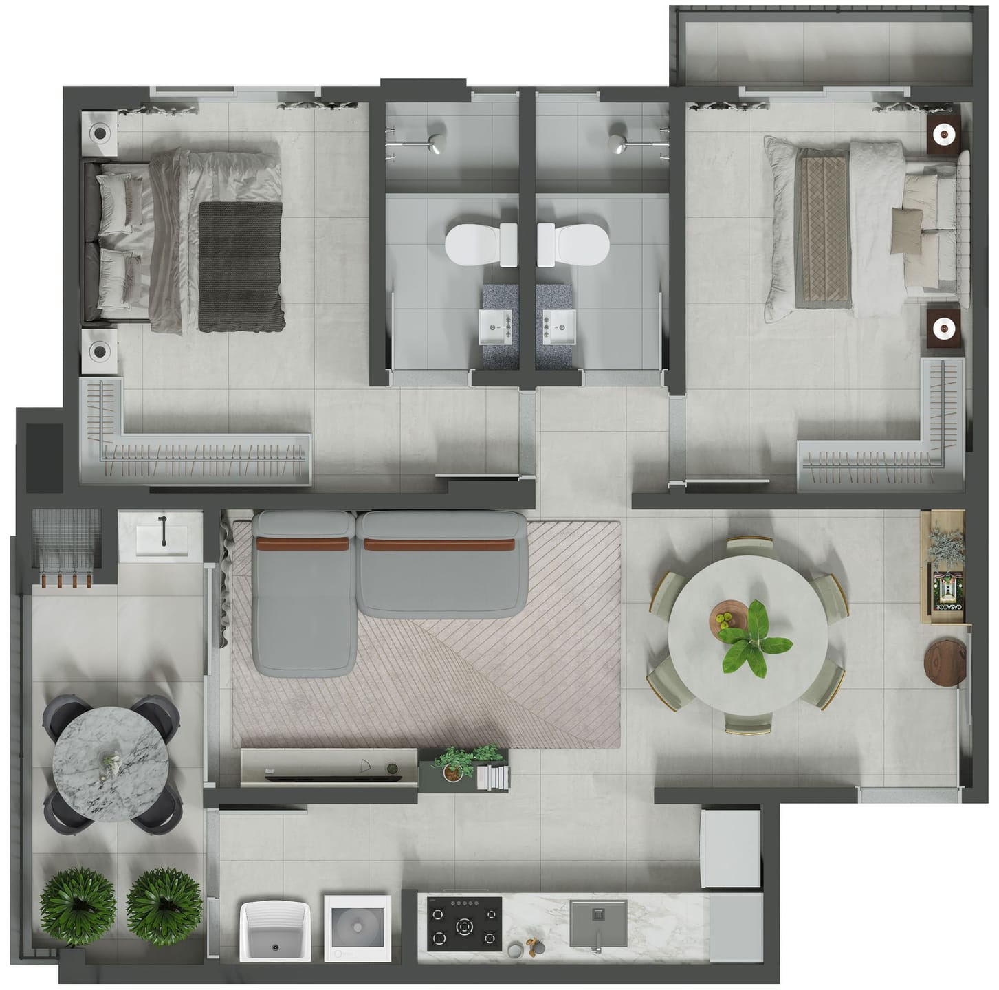 Apartamento à venda com 2 quartos, 81m² - Foto 36